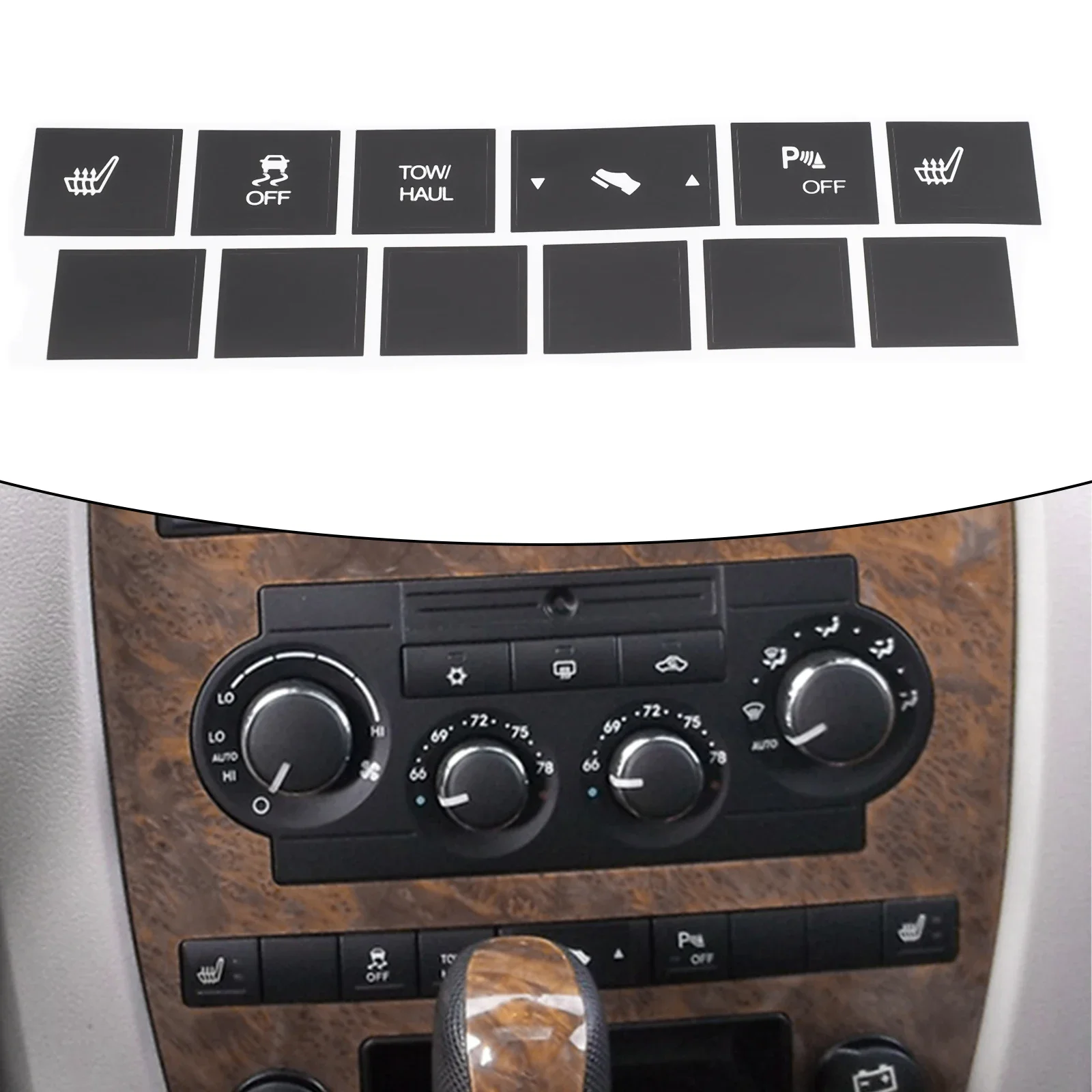 Part Sticker Black For Cherokee Heated Repair Sticker Set Tool Traction Button Vinyl 1pc 2005-2009 High Quality
Part Sticker Black For Cherokee Heated Repair Sticker Set Tool Traction Button Vinyl 1pc 2005-2009 High Quality