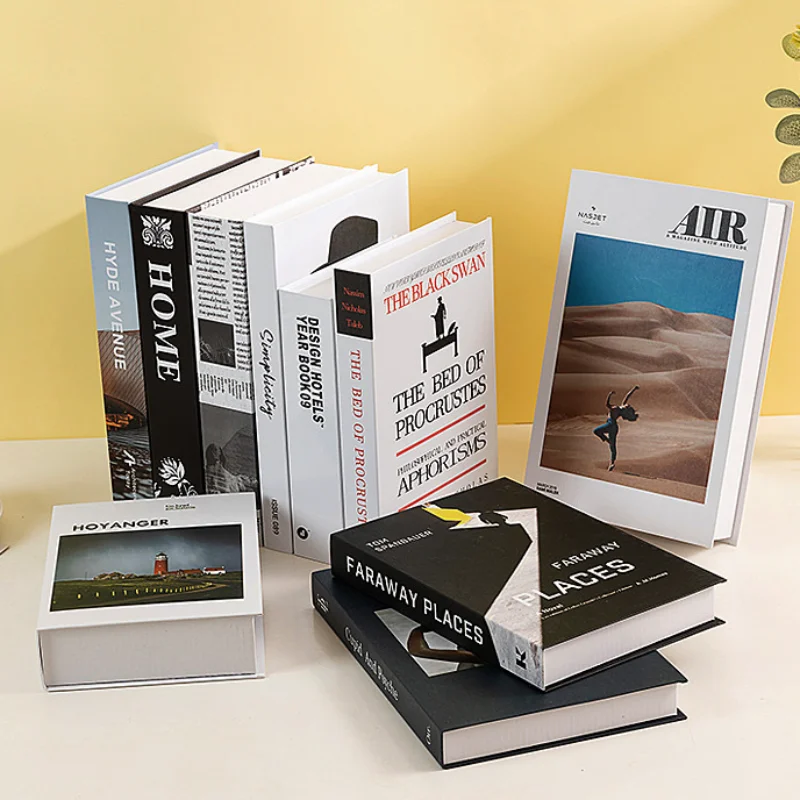 Роскошное украшение, поддельные книги, Модная книга, неоткрывающаяся домашняя декорация, коробка для книг, стильный и красивый стол для отеля, можно хранить
Роскошное украшение, поддельные книги, Модная книга, неоткрывающаяся домашняя декорация, коробка для книг, стильный и красивый стол для отеля, можно хранить