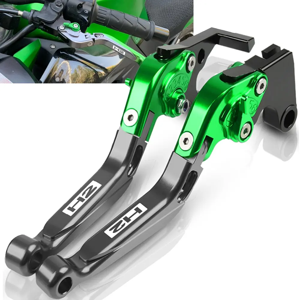 For Kawasaki H2 / H2R 2015 2016 Motorcycle Extendable Adjustable Handle Levers Brake Clutch Levers Adapter With H2 LOGO
For Kawasaki H2 / H2R 2015 2016 Motorcycle Extendable Adjustable Handle Levers Brake Clutch Levers Adapter With H2 LOGO