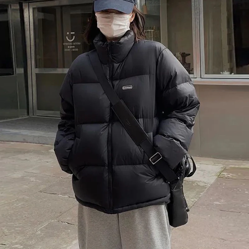 Rimocy New Winter Down Cotton Jacket Women 2023 Zipper Stand Collar Thick Padded Coat Female Streetwear Solid Color Warm Parkas
Rimocy New Winter Down Cotton Jacket Women 2023 Zipper Stand Collar Thick Padded Coat Female Streetwear Solid Color Warm Parkas