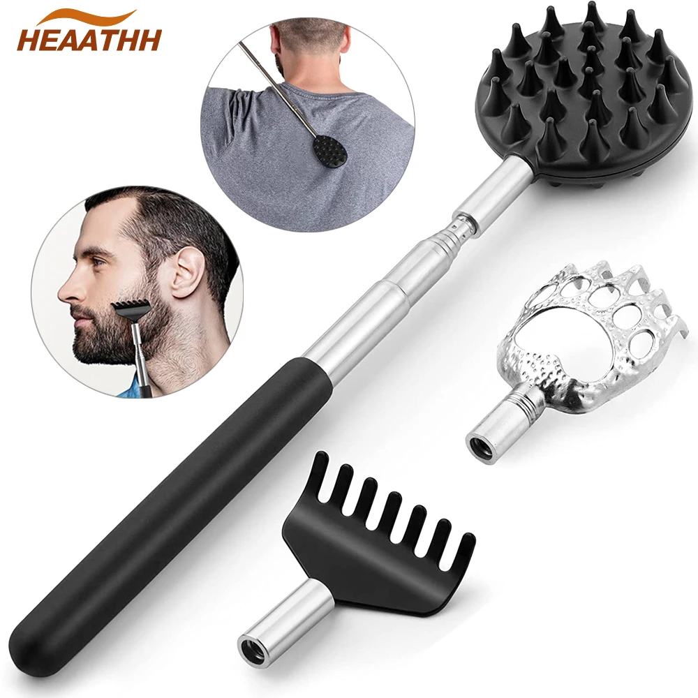 Telescopic Back Scratcher Scratching Backscratcher Massager Kit Back Scraper Extendable Telescoping Itch Massage Relaxation
Telescopic Back Scratcher Scratching Backscratcher Massager Kit Back Scraper Extendable Telescoping Itch Massage Relaxation