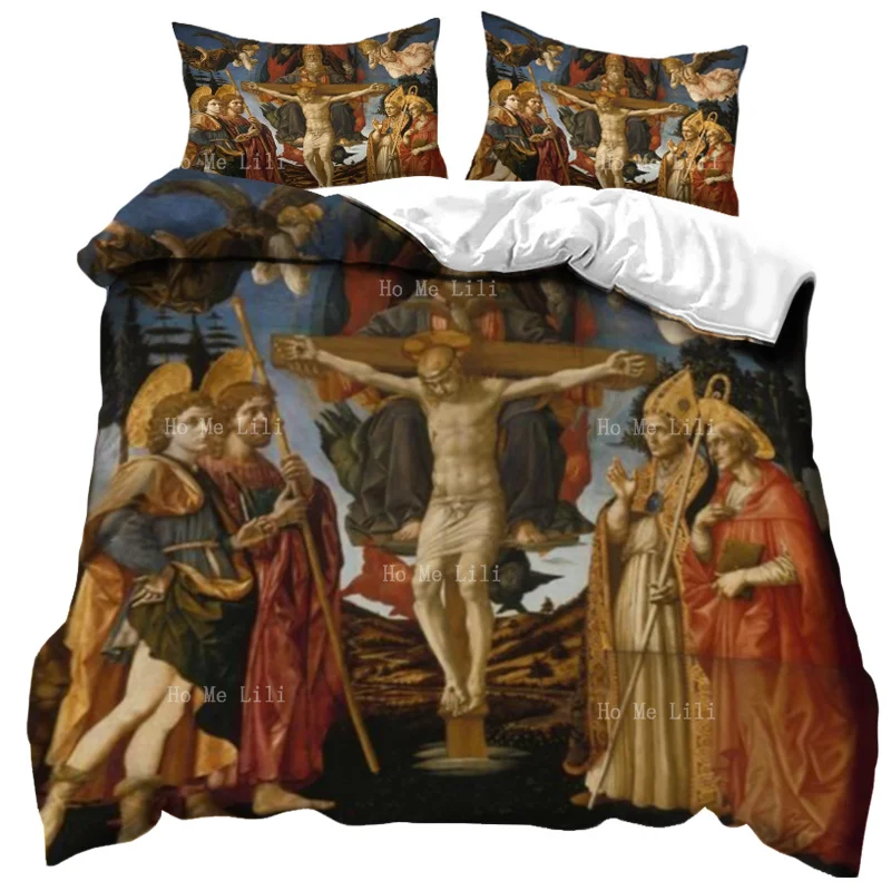 

The Altar Of The Father Son Altarpiece Of Church Duvet By Ho Me Lili Bedding Set