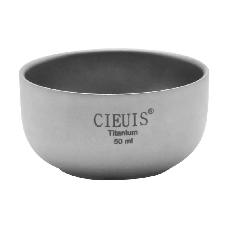 Pure Titanium Double Layer Heat Insulation Tableware Double-wall Dinner Bowl Container Picnic Hike Camping Equipment 50ml
Pure Titanium Double Layer Heat Insulation Tableware Double-wall Dinner Bowl Container Picnic Hike Camping Equipment 50ml