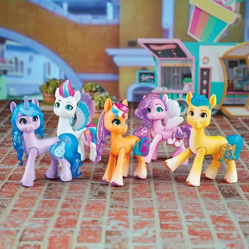 

Hasbro My Little Pony Action Figure Kids Birthday Gifts Sunny Starscout Hitch Trailblazer Izzy Moonbow Zipp Storm Pipp Petals