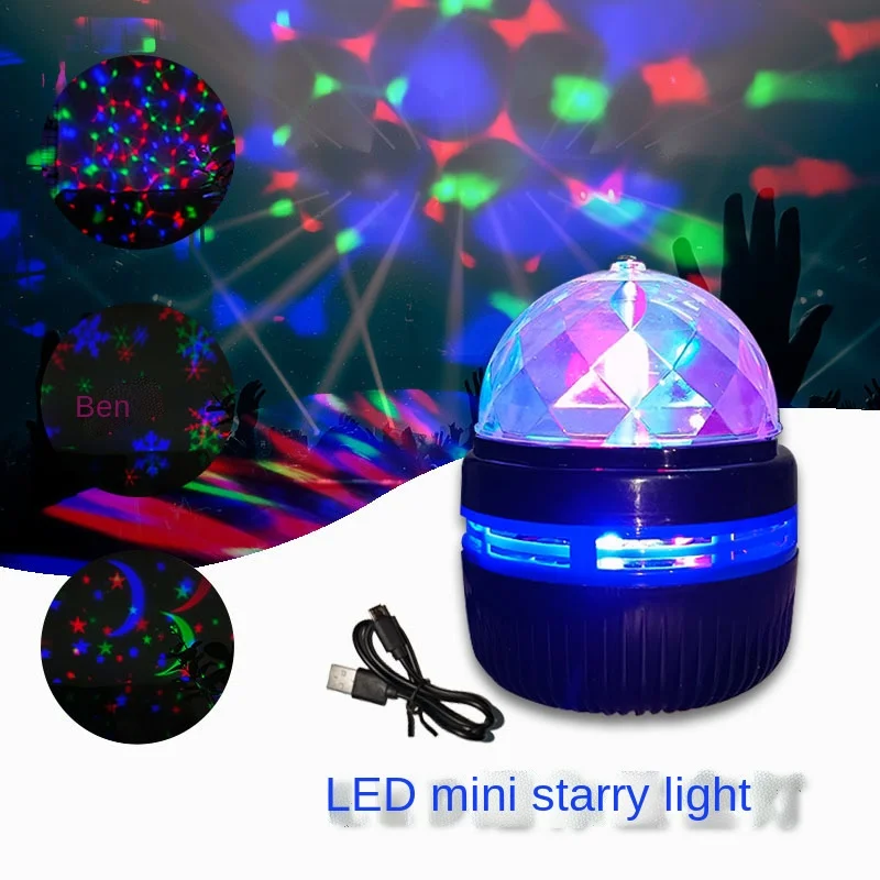 

Homhi Starry Sky Galaxy Projection Lamp Valentine's Day Gift LED USB Night Light Rotating Atmosphere Lamp Luminaria HNL-191