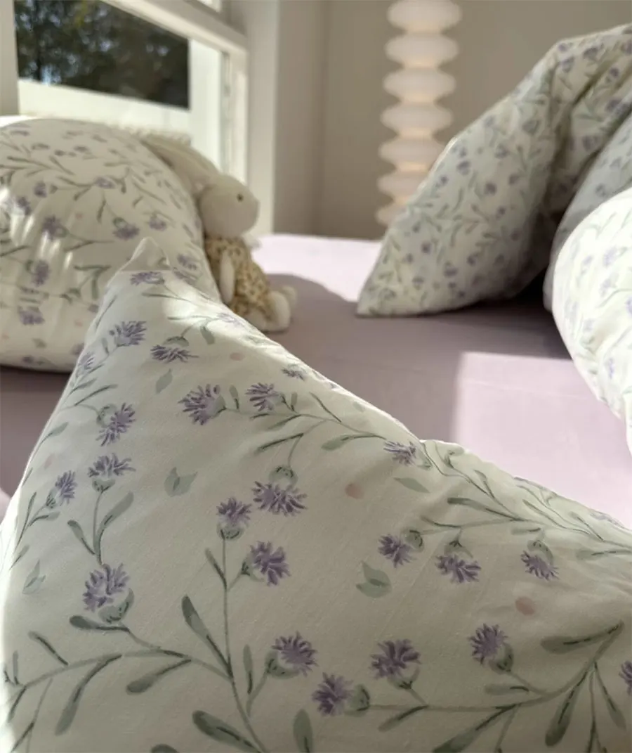 

Romantic purple pastoral floral bedding set,twin full queen king flower cotton home textile bed sheet pillow case quilt cover