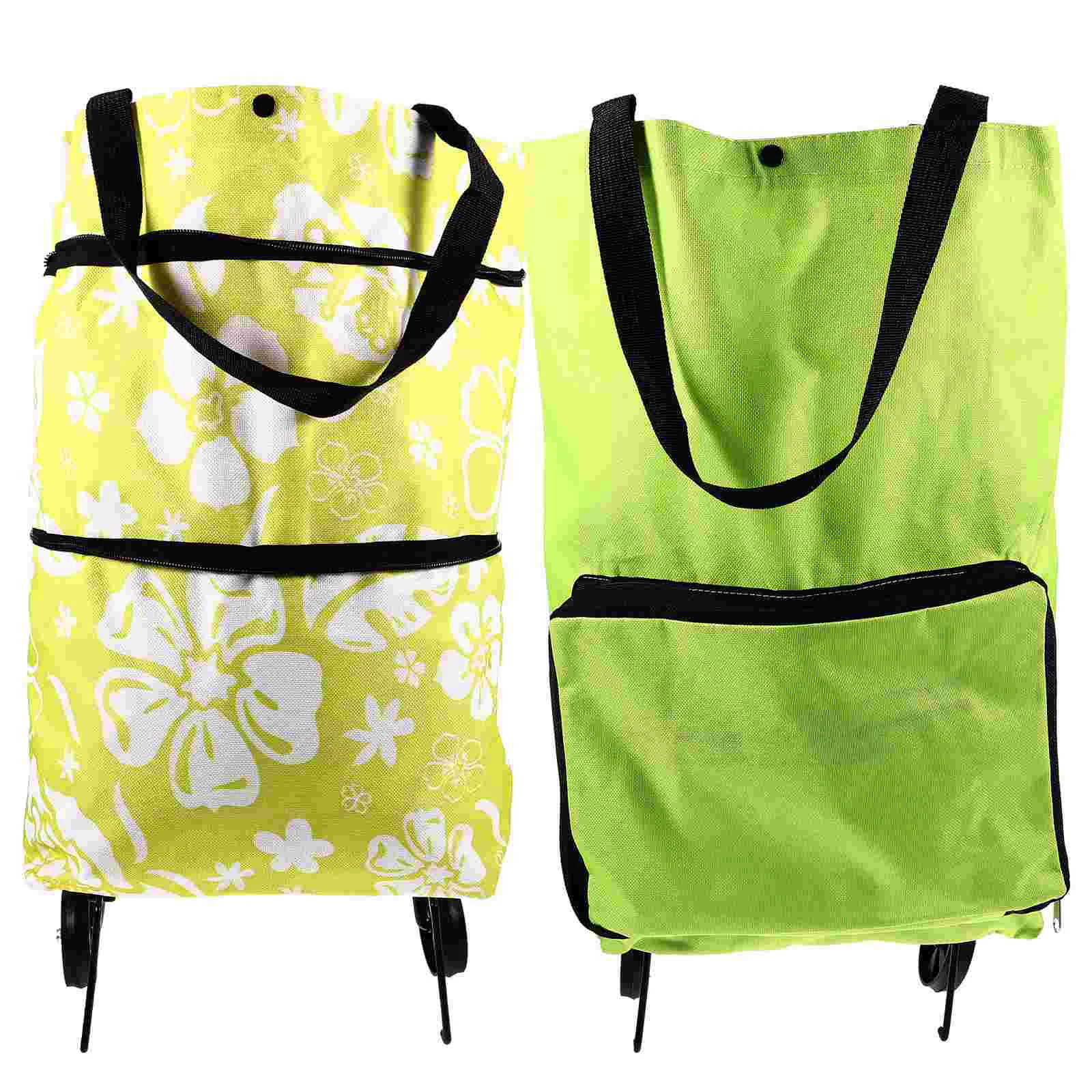 2 Pcs Trolley Shopping Bag Collapsable Wagon Grocery Cart with Wheels Pulley Crate Collapsible Bags Folding
2 Pcs Trolley Shopping Bag Collapsable Wagon Grocery Cart with Wheels Pulley Crate Collapsible Bags Folding
