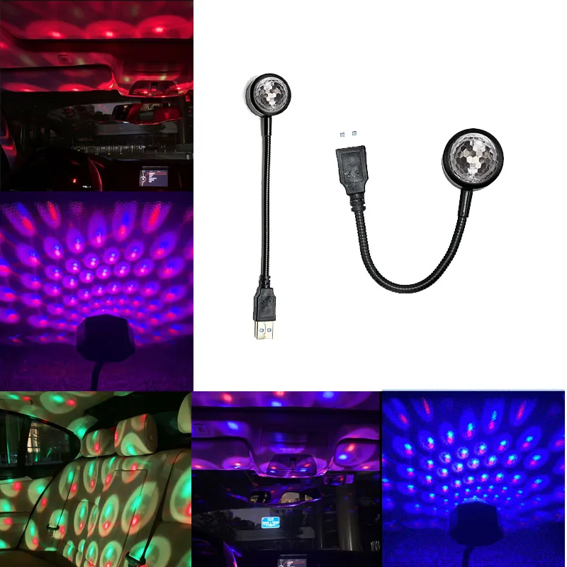 Vehicle atmosphere lamp Dj Lighting Sound Party Auto USB Mini Disco Ball LightsRoom Decorations Stage Lamp
Vehicle atmosphere lamp Dj Lighting Sound Party Auto USB Mini Disco Ball LightsRoom Decorations Stage Lamp