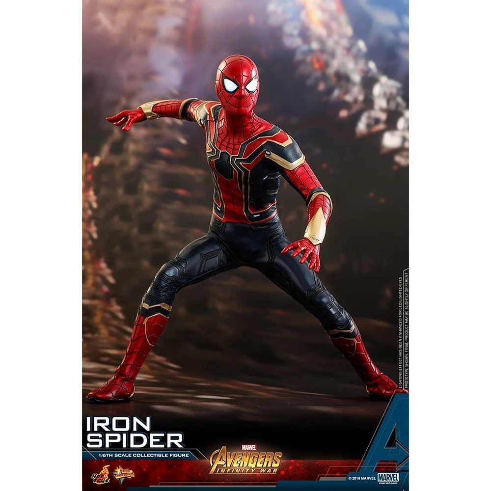 

In Stock Hottoys HT 1/6 Marvel Spider-Man Avengers: Infinity War MMS482 Original Genuine Action Figure Collectible Toys 31Cm