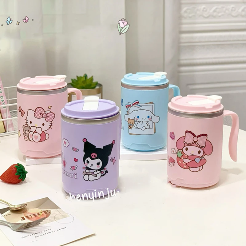 Kawaii Sanrio Cinnamoroll Kuromi аниме милая кофейная кружка Милая мультяшная ученическая чашка для чая чашка для воды игрушки для девочек
Kawaii Sanrio Cinnamoroll Kuromi аниме милая кофейная кружка Милая мультяшная ученическая чашка для чая чашка для воды игрушки для девочек