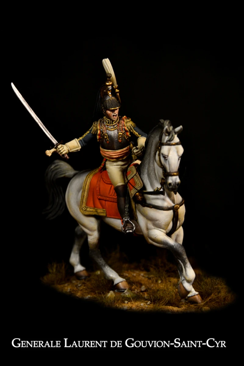 

54mm (1:32) Resin Figure Assembled Model Kit History Military Guards Elite Cavalry Unassembled and Unpainted Free Shipping