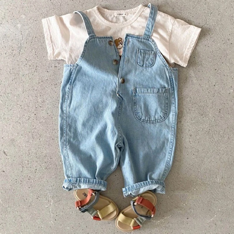 Infant Clothing Baby Denim Romper Summer Newborn Girls Boys Unisex Sleeveless Pocket Romper Toddler Jumpsuits Overalls Outfits
Infant Clothing Baby Denim Romper Summer Newborn Girls Boys Unisex Sleeveless Pocket Romper Toddler Jumpsuits Overalls Outfits