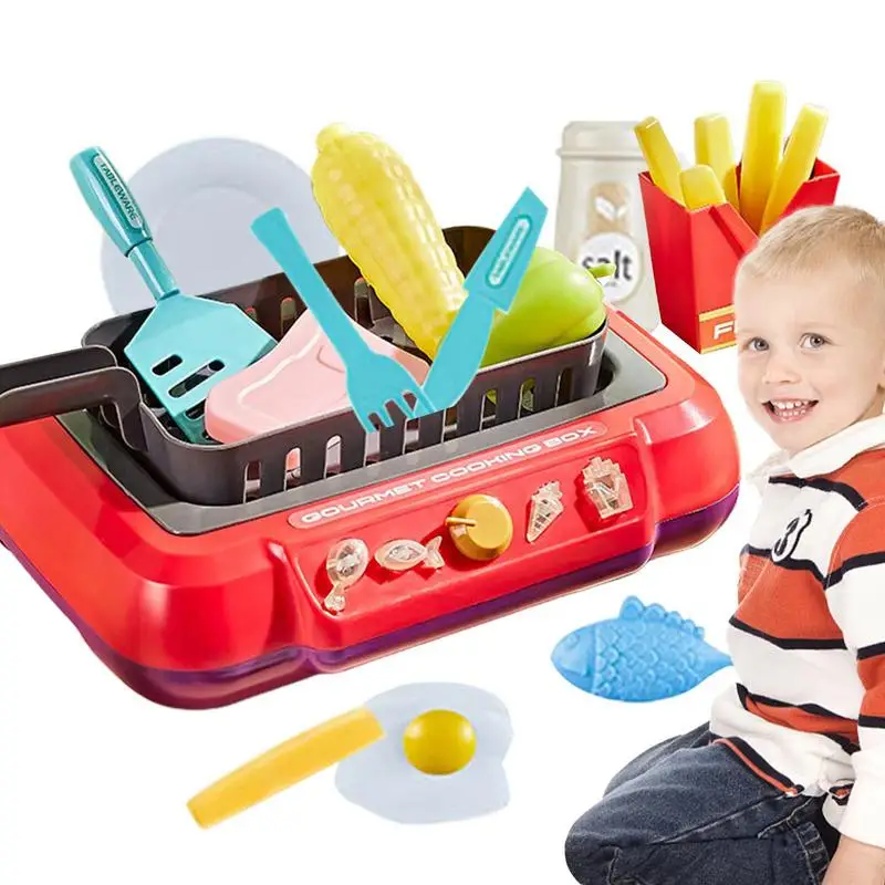 Gourmet Cooking Box Toy Kids Kitchen Accessories Set Color Changing Pretend Play Gourmet Cooking Box Toy Water Fryer For
Gourmet Cooking Box Toy Kids Kitchen Accessories Set Color Changing Pretend Play Gourmet Cooking Box Toy Water Fryer For