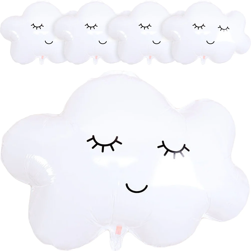 5pcs Cloud Balloons Birthday Inflatable Balloons Aluminum Foil Balloon Decorations
5pcs Cloud Balloons Birthday Inflatable Balloons Aluminum Foil Balloon Decorations