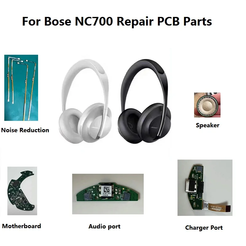 Original Repair PCB Parts for Bose 700 NC700 Headphones,Charger port,Audio port,motherboard,Speaker,Noise Reduction board Original Repair PCB Parts for Bose 700 NC700 Headphones,Charger port,Audio port,motherboard,Speaker,Noise Reduction board