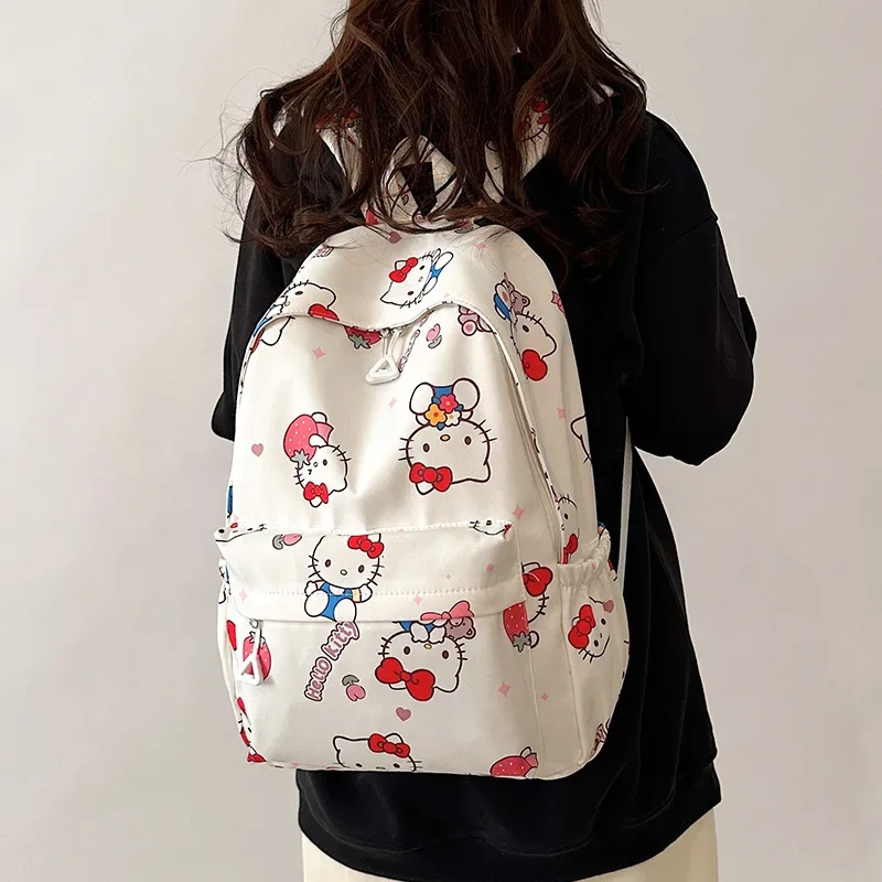 

Sanrio Kulomi Schoolbag Large-capacity Junior High School Students Kindergarten Cute Backpack HelloKitty Backpack Children Gift