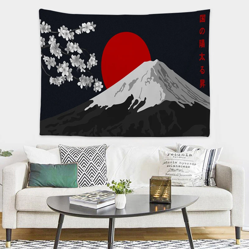 

Wall Hanging Tapestry Aesthetic Cherry Blossoms Bedroom Decoration Home Decor Tapestries Headboards Anime Room Kawaii Decorative