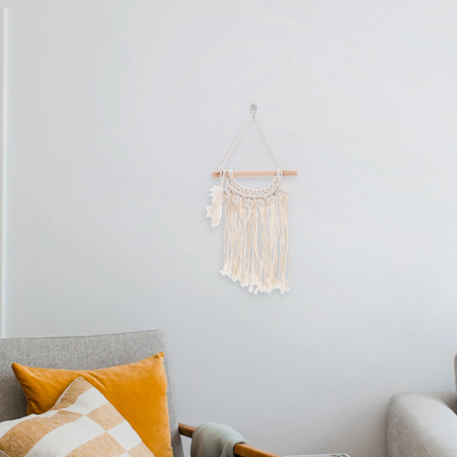 Mini Handwoven Cotton Wall Art - Boho Room Accessory 1 Sc298bcef70b84e5fb9bc0c9f2368542cF