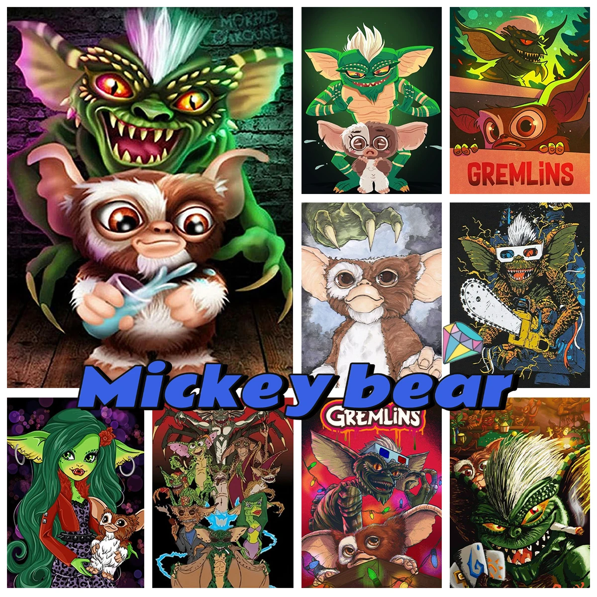 Gremlins Diy 5D Diamond Painting Troublemaker Full Square/Round Diamond Embroidery Rhinestone Cross Stitch Mosaic Home Decor
Gremlins Diy 5D Diamond Painting Troublemaker Full Square/Round Diamond Embroidery Rhinestone Cross Stitch Mosaic Home Decor