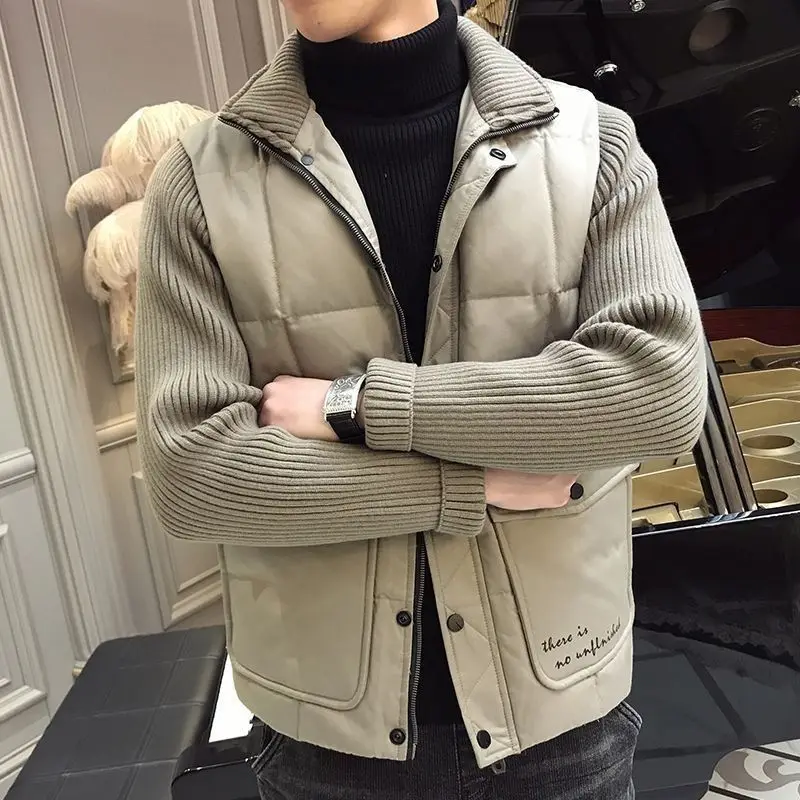 High end bread stand collar jacket for men's winter new handsome and thickened warm winter fitting jacket
High end bread stand collar jacket for men's winter new handsome and thickened warm winter fitting jacket