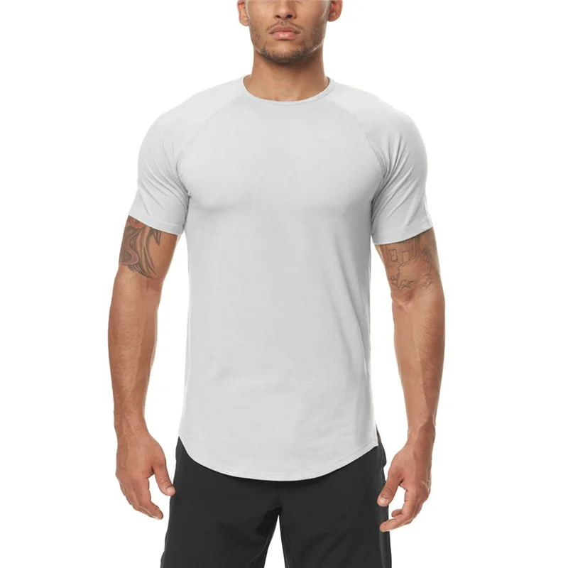 Solid Color Fitness Short Sleeve T-shirt Muscle Men's Milk Silk Breathable Sports Summer Fashion Slim Fit Top
Solid Color Fitness Short Sleeve T-shirt Muscle Men's Milk Silk Breathable Sports Summer Fashion Slim Fit Top