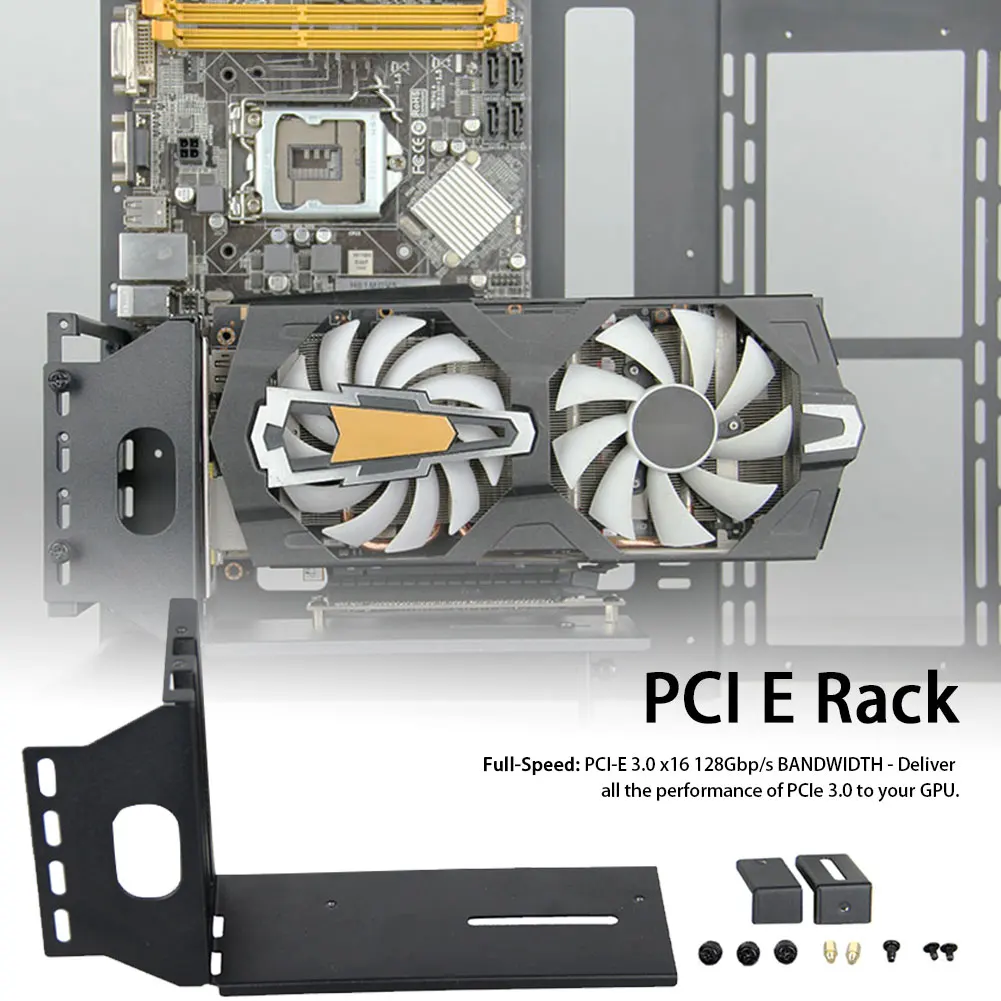 Вертикальный кронштейн VGA PCI E 3,0 X16, высокоскоростной удлинитель, защита от помех, универсальный компьютерный гибкий 90-градусный угловой переходник GUP
Вертикальный кронштейн VGA PCI E 3,0 X16, высокоскоростной удлинитель, защита от помех, универсальный компьютерный гибкий 90-градусный угловой переходник GUP