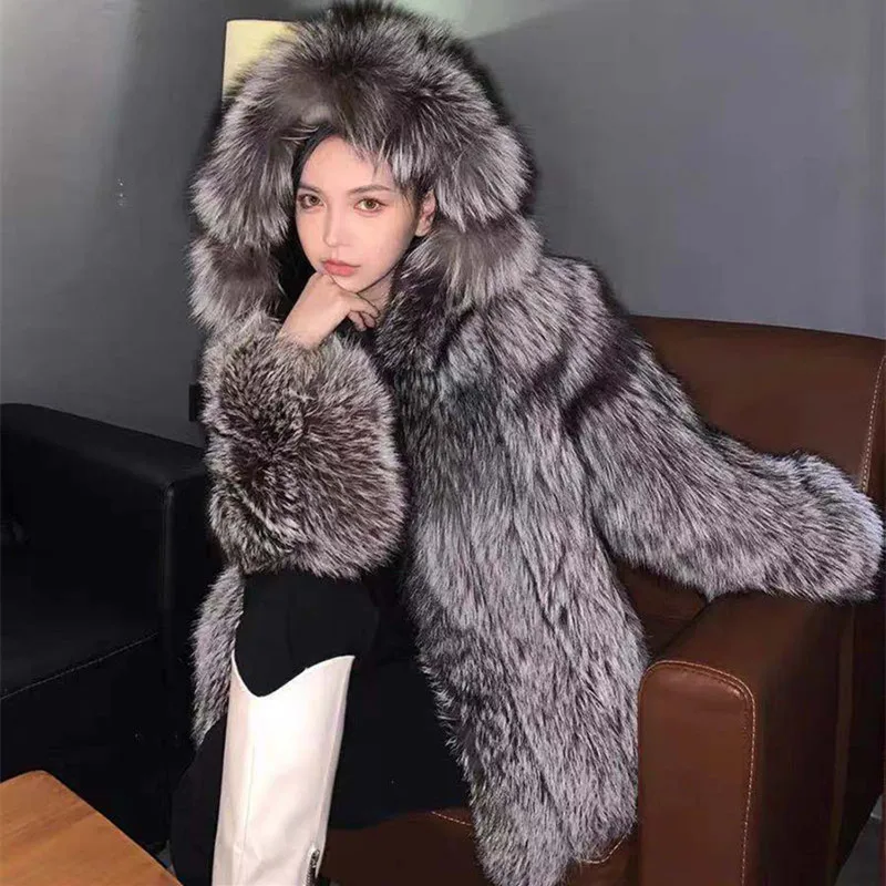 Winter New Korean Fur Coat Female Imitation Faux Fox Fur Hooded Jacket Thermal Coat free shipping C843
Winter New Korean Fur Coat Female Imitation Faux Fox Fur Hooded Jacket Thermal Coat free shipping C843