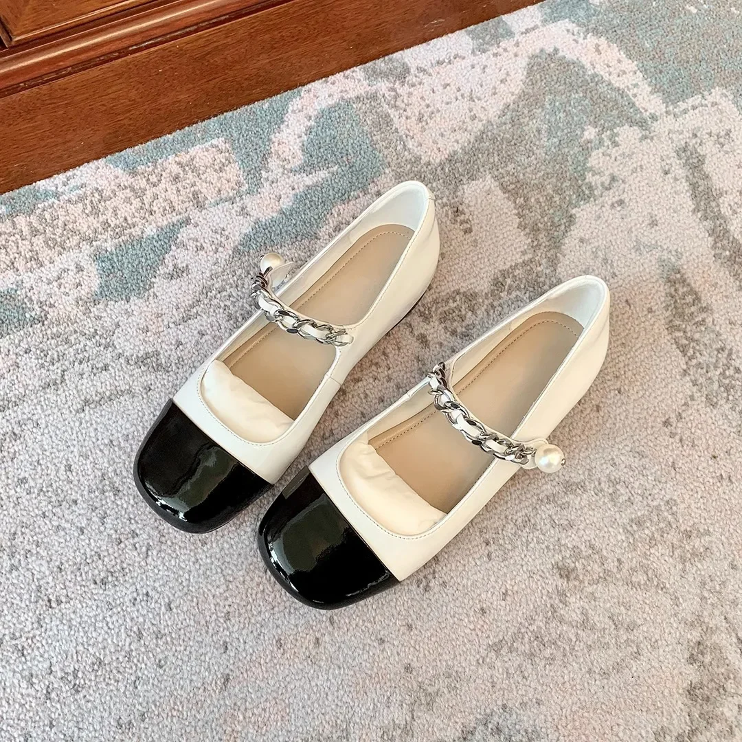 New 2025 Spring Summer Mary Janes Shoes Women Flats Elegant Brand Ladies Single Shoes Round toe Flat Big SIze 42 DX290 12 Sc29e74245ae846749e0d9bbcf04868f3P
