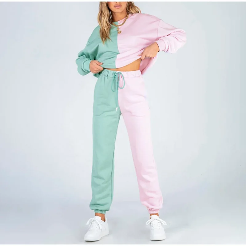Symmetrical Splicing Women's Sportswear Suit 2023 Autumn/winter O-Neck 2-Piece Sweater New Fashion Loose Streetwear Sweater Set
Symmetrical Splicing Women's Sportswear Suit 2023 Autumn/winter O-Neck 2-Piece Sweater New Fashion Loose Streetwear Sweater Set