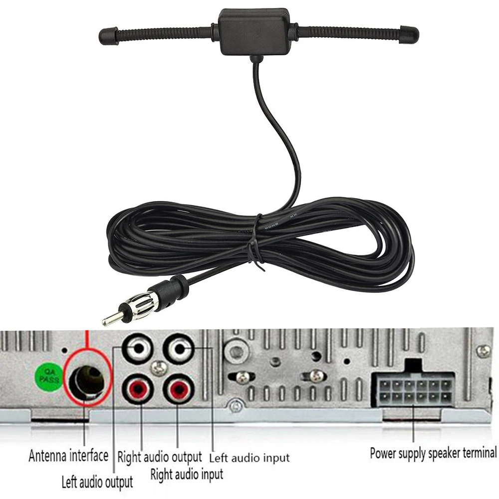 Universal Car Windshield AM FM Radio Antenna Signal Amplifier Booster Hidden Radio Active Truck Antenna Antena 12V Stereo B0H2
Universal Car Windshield AM FM Radio Antenna Signal Amplifier Booster Hidden Radio Active Truck Antenna Antena 12V Stereo B0H2