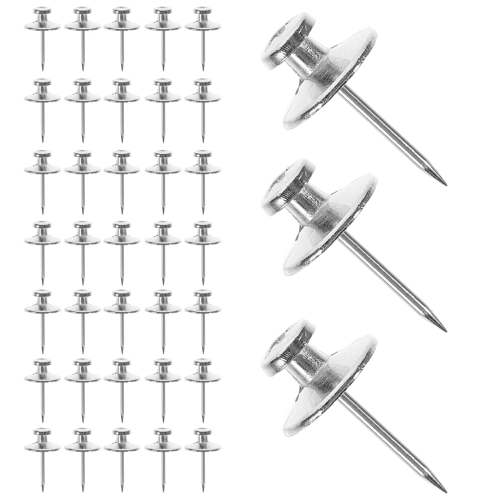 30Pcs Multi-use Cork Push Pin Reusable Pushpins Replaceable Thumb Tack Metal Pushpin
30Pcs Multi-use Cork Push Pin Reusable Pushpins Replaceable Thumb Tack Metal Pushpin