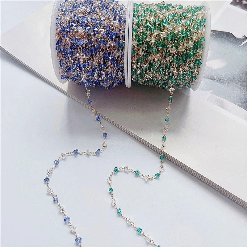 1meter Metal Copper Necklace Chains Bracelets Bulk Dia 3mm Glass Crystal Beads Link Chains Lot for Diy Jewelry Earring Making
1meter Metal Copper Necklace Chains Bracelets Bulk Dia 3mm Glass Crystal Beads Link Chains Lot for Diy Jewelry Earring Making