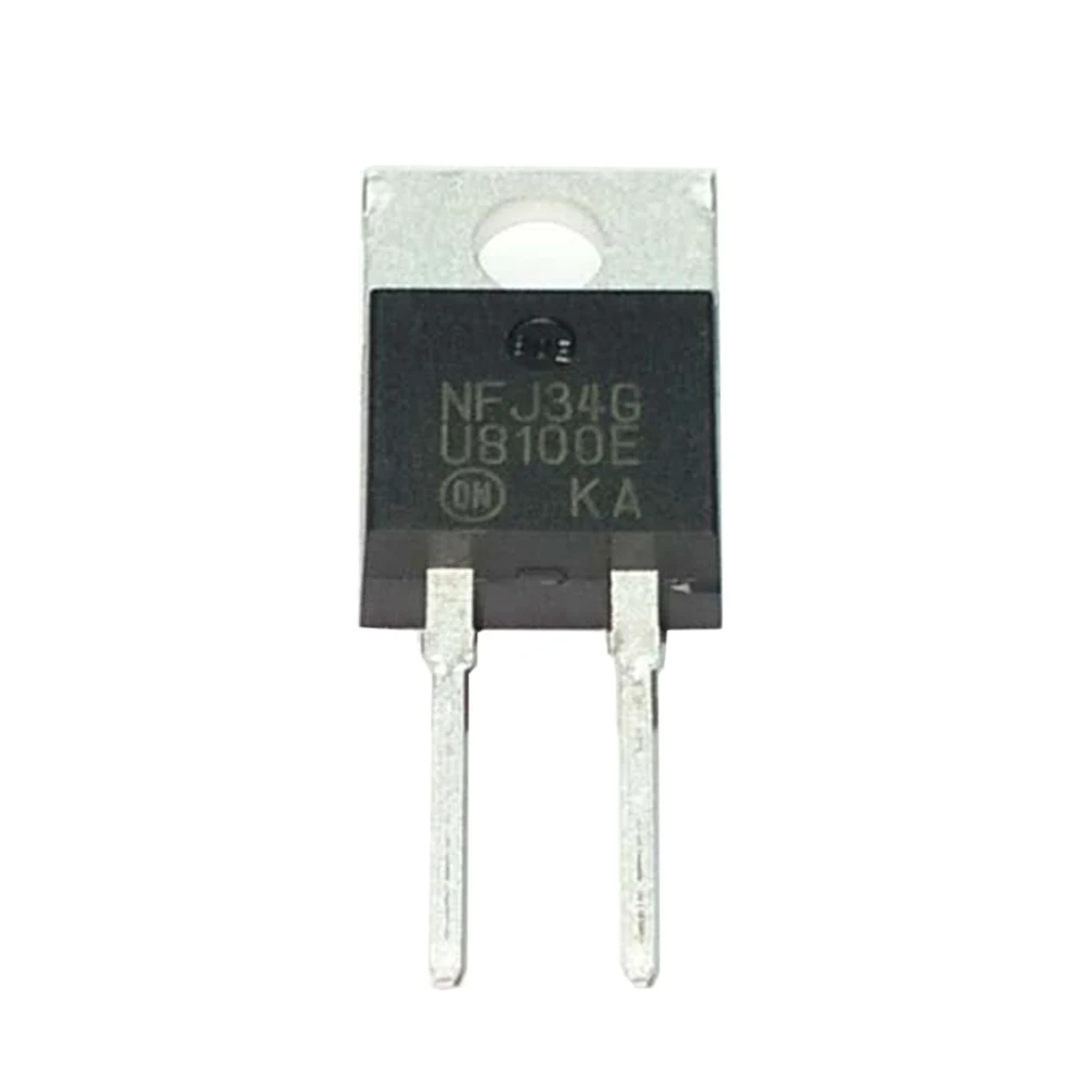 

10Pcs New original MUR8100EG U8100E DIODE ULT FAST 8A 1000V TO220AC