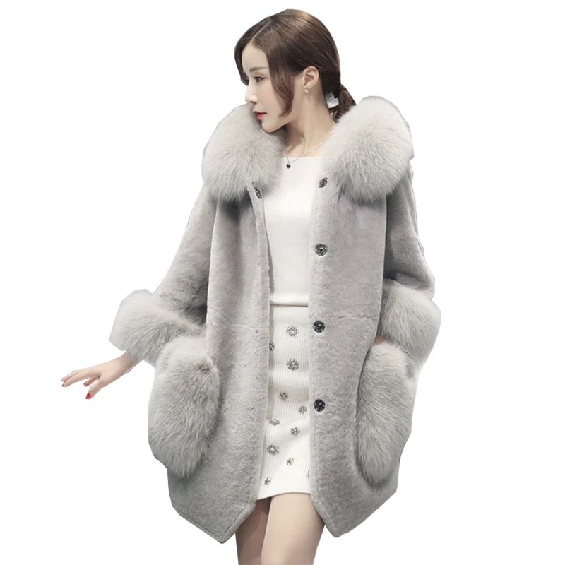 2023 Winter Women's Clothing Mid-Length Big Fur Collar Fashion Faux Fur Coat Winter New
2023 Winter Women's Clothing Mid-Length Big Fur Collar Fashion Faux Fur Coat Winter New