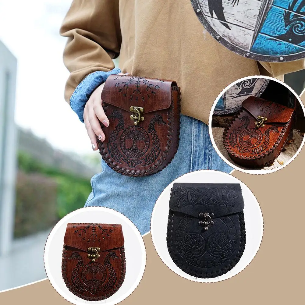 Medieval Viking Money Pouch Bag Cosplay Hangable Belt Coin Unisex Bag Purse Bag Drawstring Leather Waist Accessories Party H6q3
Medieval Viking Money Pouch Bag Cosplay Hangable Belt Coin Unisex Bag Purse Bag Drawstring Leather Waist Accessories Party H6q3