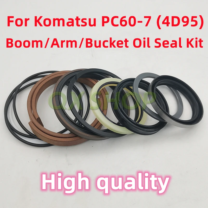 For PC60-7 (4D95 Engine) Boom、Arm、Bucket Seal Kit for Komatsu Excavator Hydraulic Cylinder Repair Oil Seal Kit
For PC60-7 (4D95 Engine) Boom、Arm、Bucket Seal Kit for Komatsu Excavator Hydraulic Cylinder Repair Oil Seal Kit