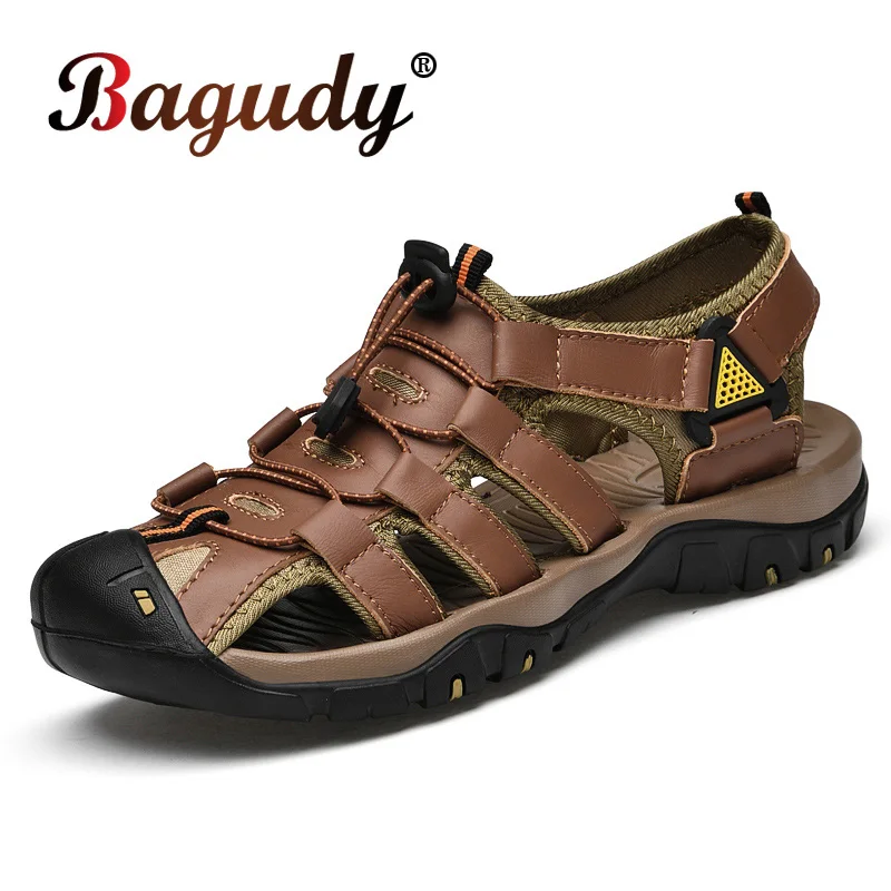 Outdoor Enthusiast Men's Sandals Soft Leather Strap Roman Beach Sneakers Slippers
Outdoor Enthusiast Men's Sandals Soft Leather Strap Roman Beach Sneakers Slippers