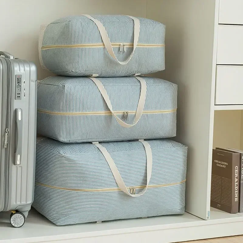 

Large Capacity Clothes Storage Bag Foldable Cabinet Wardrobe Organizer Quilt Pillow Blanket Organizer Dustproof Bedding Box