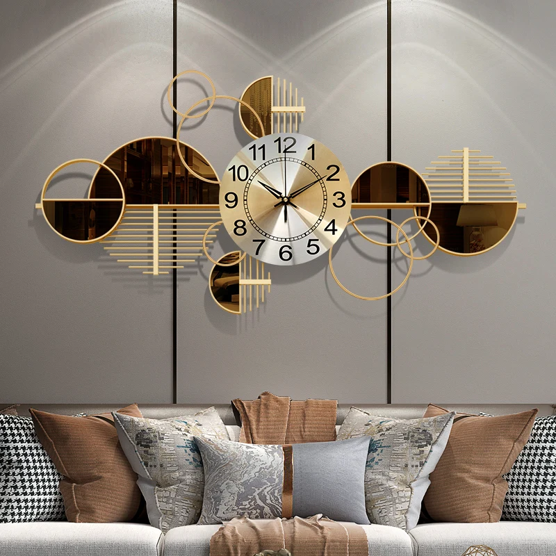 Light Luxury Clock Wall Clock Living Room Home Fashion Atmosphere Pocket Watch Modern Hallway Bedroom Decoration Noiseless
Light Luxury Clock Wall Clock Living Room Home Fashion Atmosphere Pocket Watch Modern Hallway Bedroom Decoration Noiseless