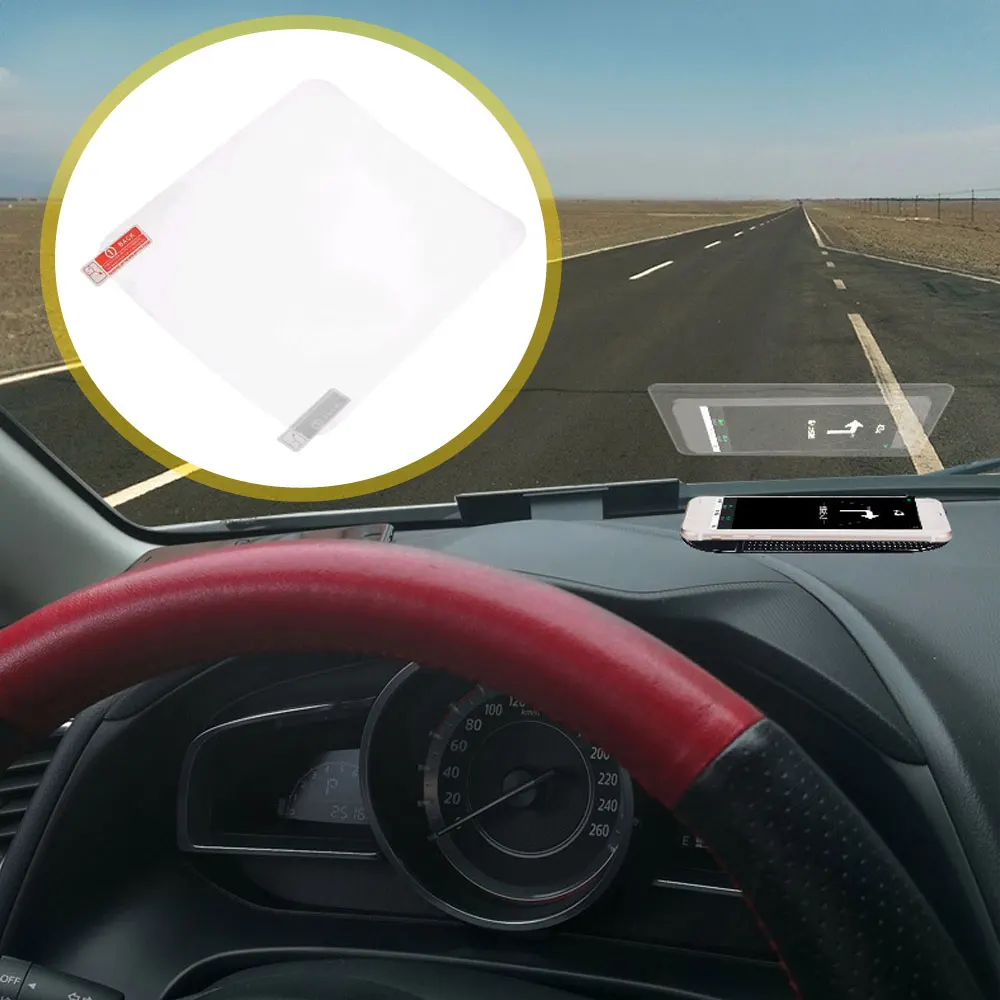 

1PC Car Hud Head-up Display Car windscreen Reflective Film Car Mobile Phone Navigation Projection Film Car Interior Accessories