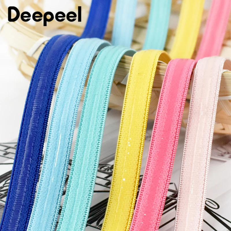 

5/10/20M Deepeel 10mm Non-slip Bra Elastic Band Strap Silicone Rubber Anti-skid Stretch Lace Tapes Clothes Sewing Accessories