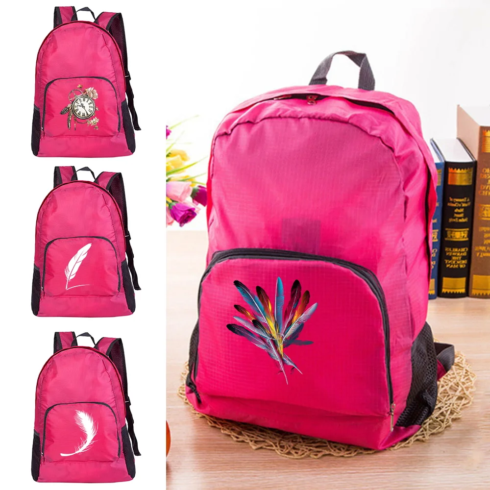 Nylon Waterproof Travel Backpacks Men Travel Bags Hiking Backpack Outdoor Sport School Bag Feather Pattern Women Backpack 
Nylon Waterproof Travel Backpacks Men Travel Bags Hiking Backpack Outdoor Sport School Bag Feather Pattern Women Backpack