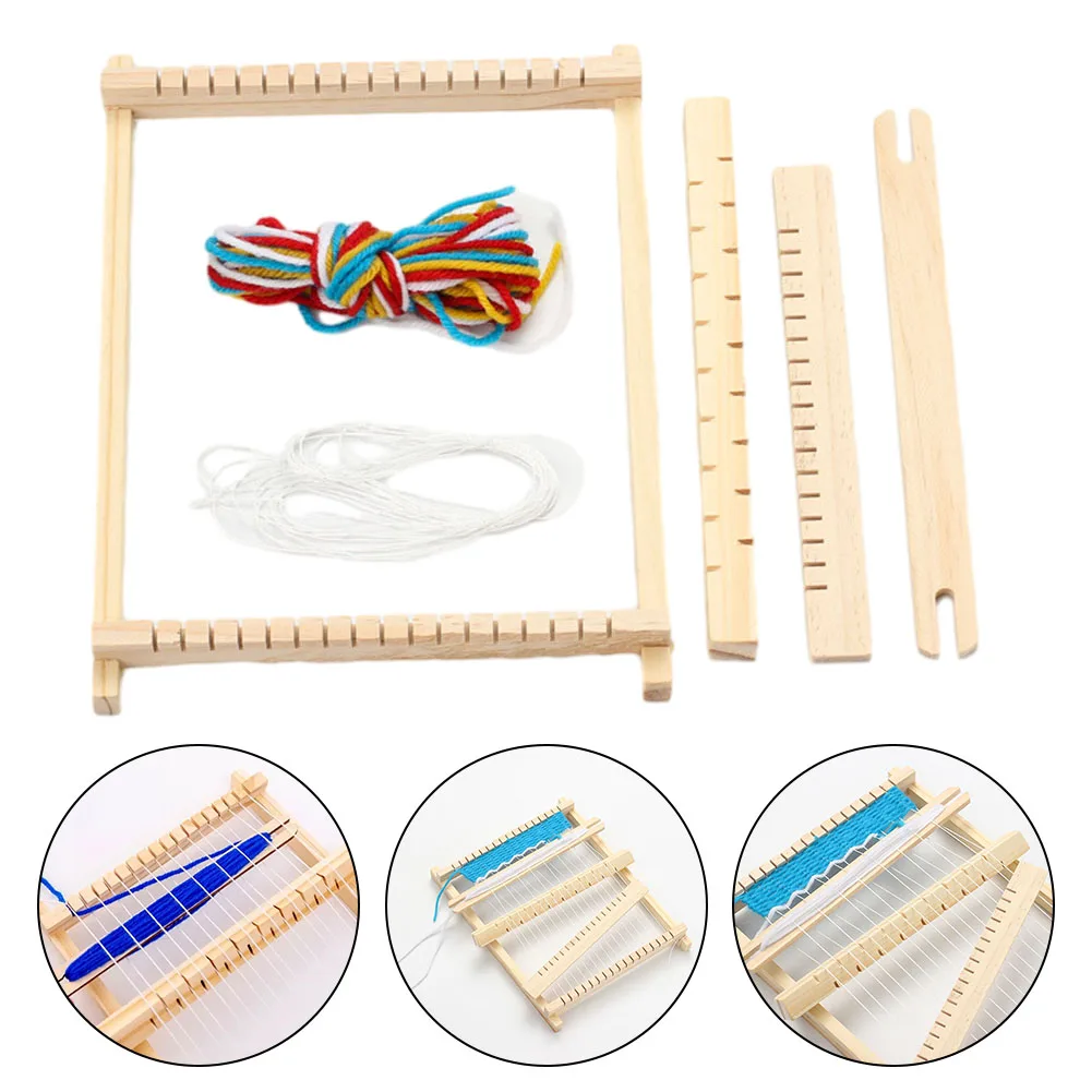 Children's Simple DIY Apparel Sewing Supplies Handmade Wool Knitting Machine Wooden Play House Toys
Children's Simple DIY Apparel Sewing Supplies Handmade Wool Knitting Machine Wooden Play House Toys