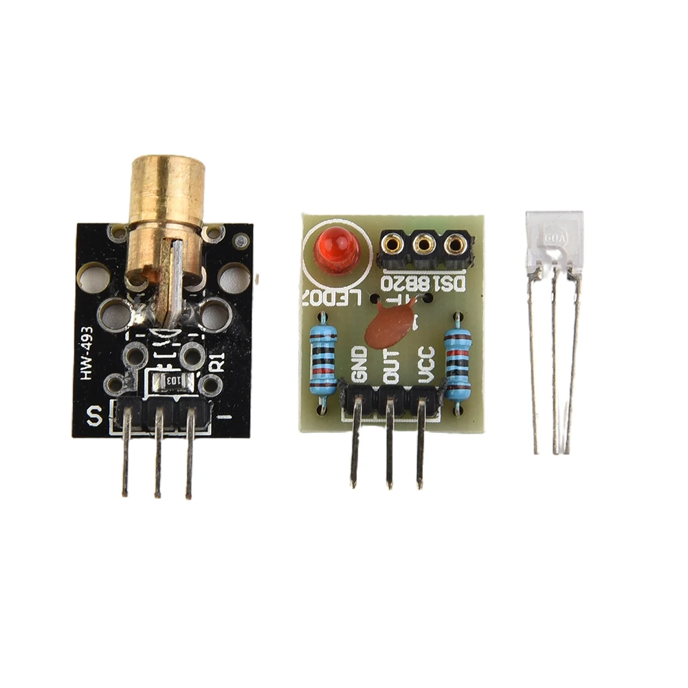 Laser Receiver Sensor Module + KY-008 Transmitter 10pcs/Set For Arduino AVR Emo Robot Coil Ecoflow Peltier Huepar Cozmo
Laser Receiver Sensor Module + KY-008 Transmitter 10pcs/Set For Arduino AVR Emo Robot Coil Ecoflow Peltier Huepar Cozmo