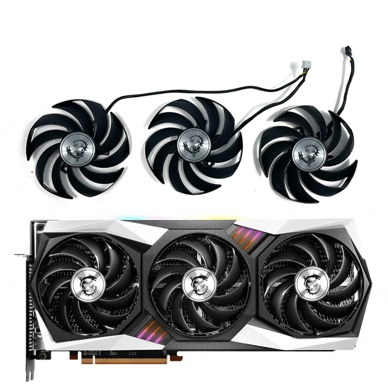 Оригинальный кулер PLD09210S12HH для графической карты MSI Radeon RX 6800 XT GAMING X TRIO, охлаждающий вентилятор
Оригинальный кулер PLD09210S12HH для графической карты MSI Radeon RX 6800 XT GAMING X TRIO, охлаждающий вентилятор