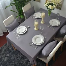 Cloth Tablecloths, Waterproof Table Covers Pure Color Simplicity Gray Dining Table Coffee Table Deco
Cloth Tablecloths, Waterproof Table Covers Pure Color Simplicity Gray Dining Table Coffee Table Deco