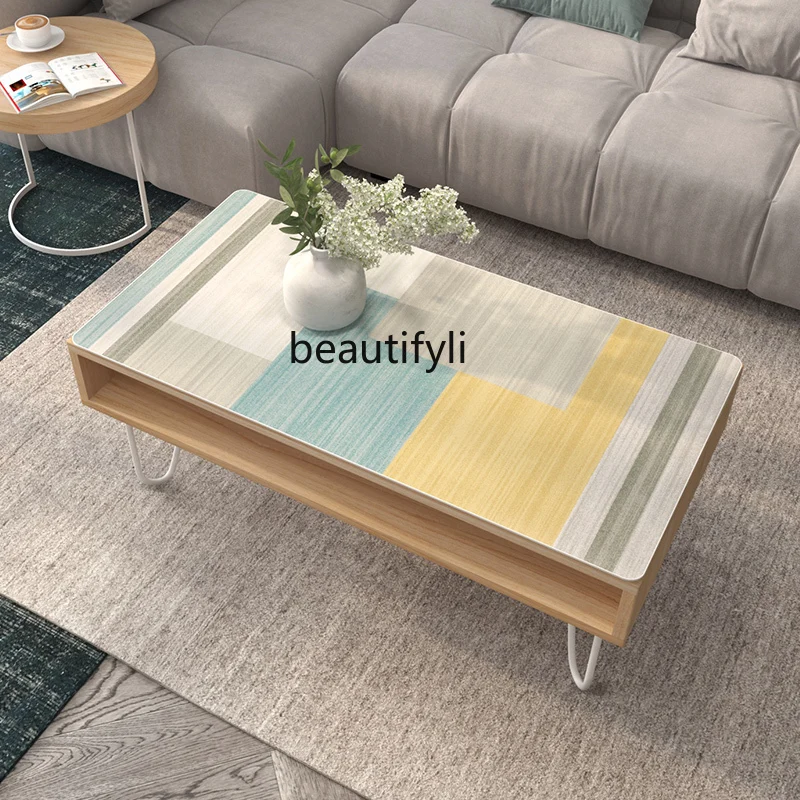 LBX Mat Tablecloth Living Room Oil-Proof Waterproof Heat-Proof and Disposable Tea Table Cloth Small Fresh Tablecloth 
LBX Mat Tablecloth Living Room Oil-Proof Waterproof Heat-Proof and Disposable Tea Table Cloth Small Fresh Tablecloth