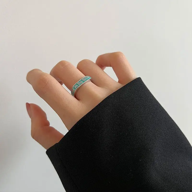 PANJBJ Silver Color Drop Glaze Ring for Women Part Gift Personality Retro Fashion Jewelry Dropshipping
PANJBJ Silver Color Drop Glaze Ring for Women Part Gift Personality Retro Fashion Jewelry Dropshipping
