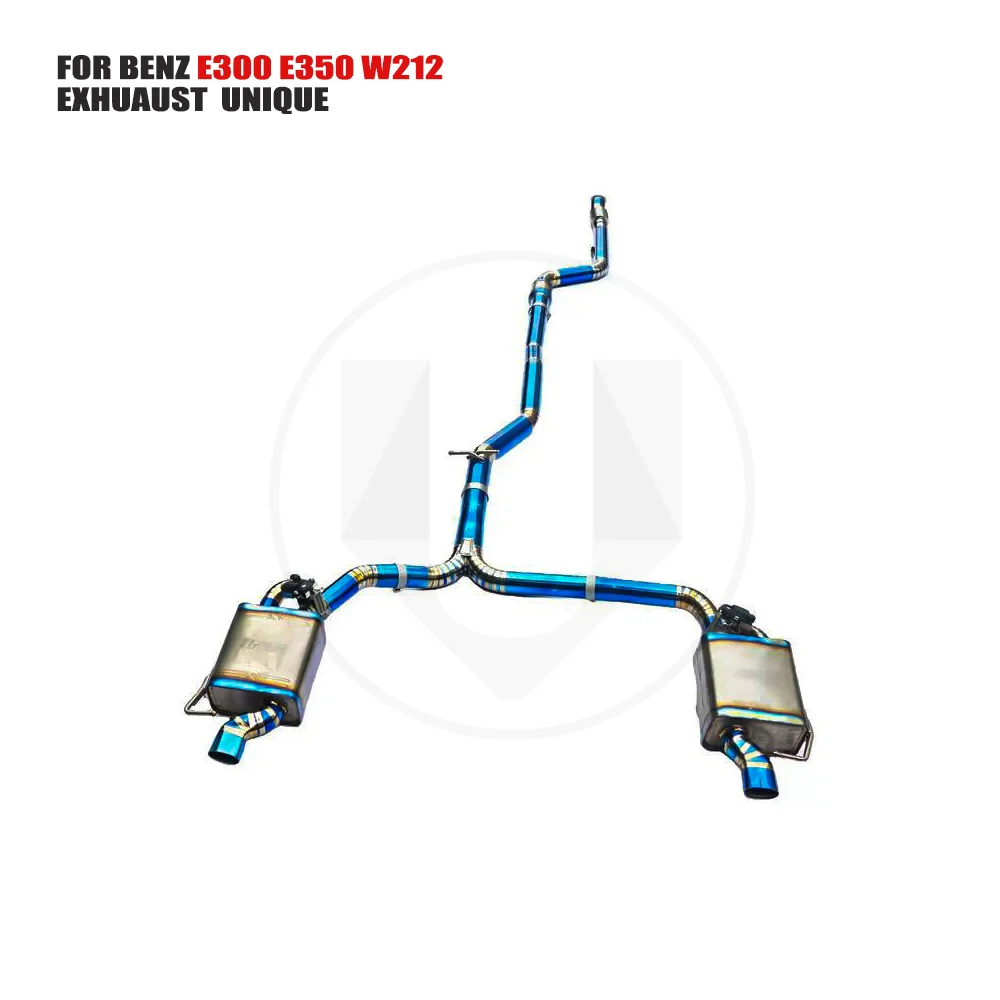 UNIQUE Titanium Alloy Exhaust System Performance Valve Catback For Mercedes Benz E300 E350 W212 Muffler For Cars
UNIQUE Titanium Alloy Exhaust System Performance Valve Catback For Mercedes Benz E300 E350 W212 Muffler For Cars