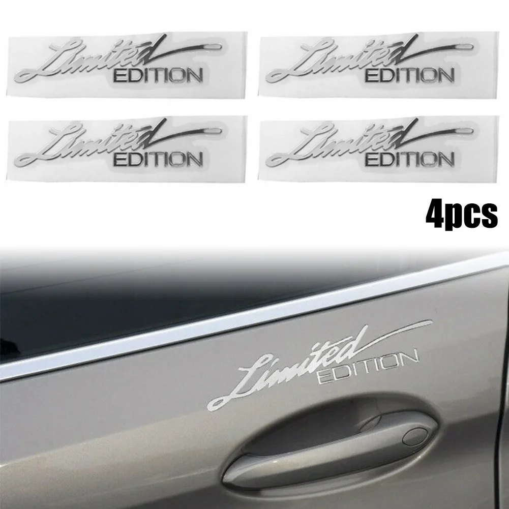 4x Silver Limited Edition Logo Badge Metal Sticker Decal Applicable To Automobile Interior And Exterior Decoration Car Accessor
4x Silver Limited Edition Logo Badge Metal Sticker Decal Applicable To Automobile Interior And Exterior Decoration Car Accessor